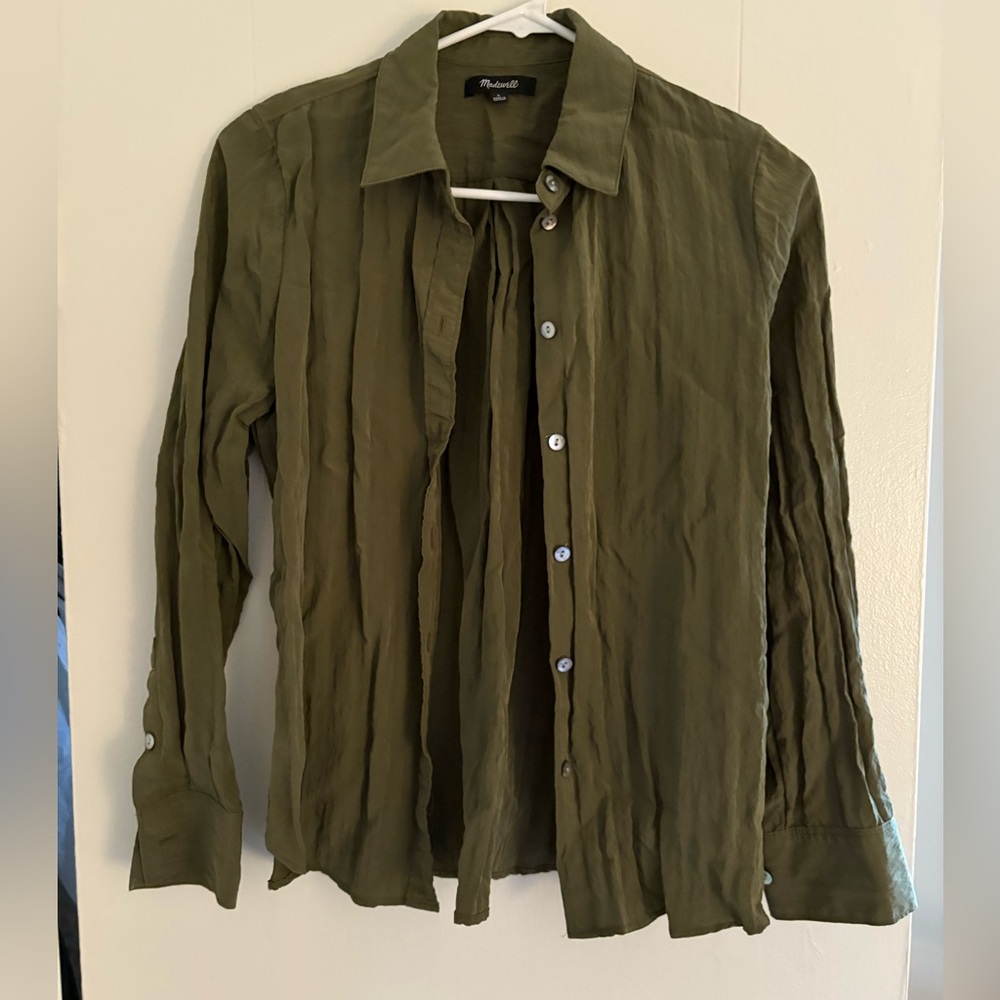 Madewell Olive Green Shirt